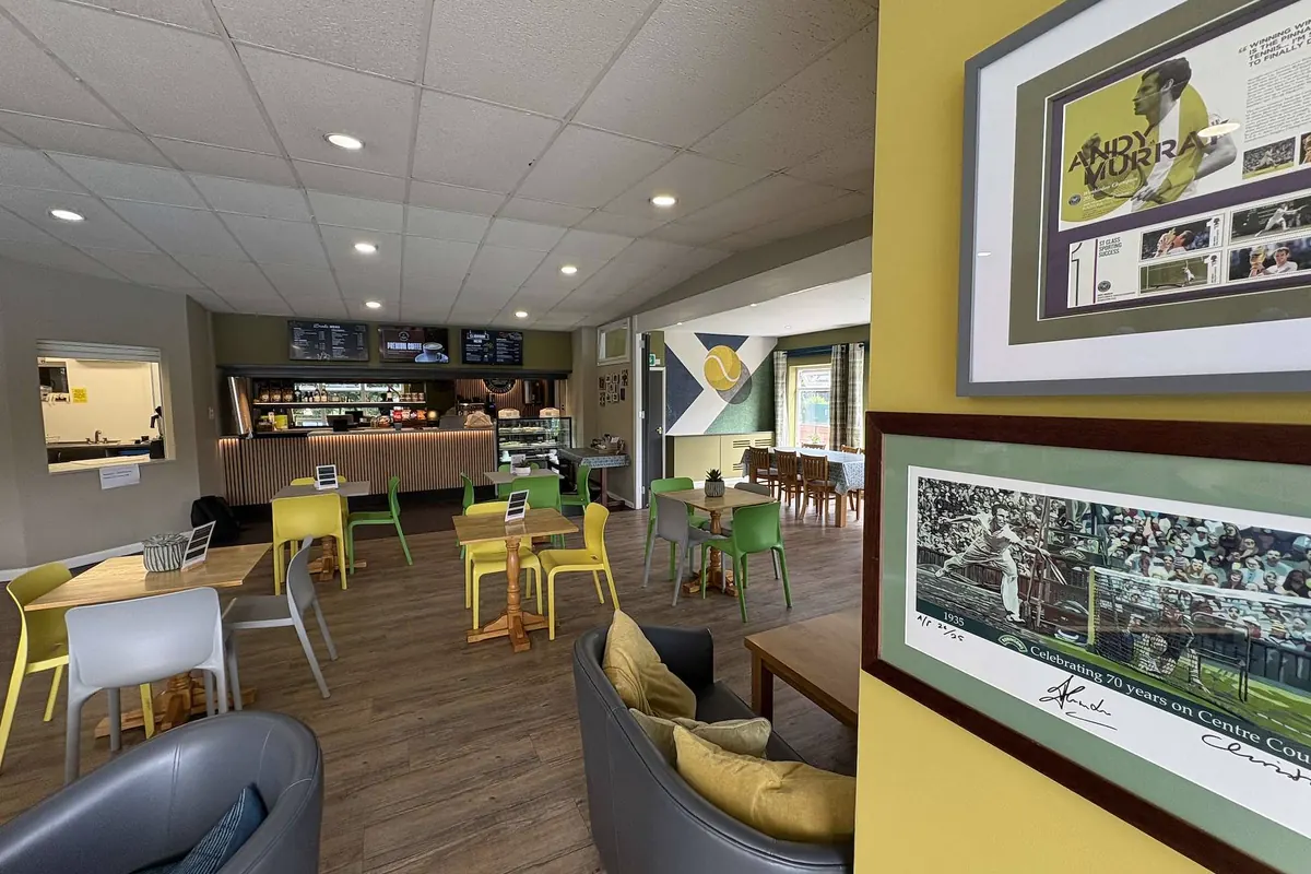 The café at our Norwich site