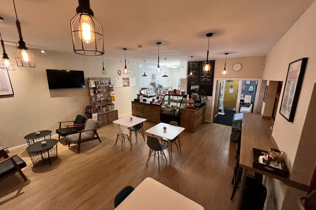 The café at the Swindon tennis centre