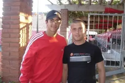 Ed with Fernando Verdasco
